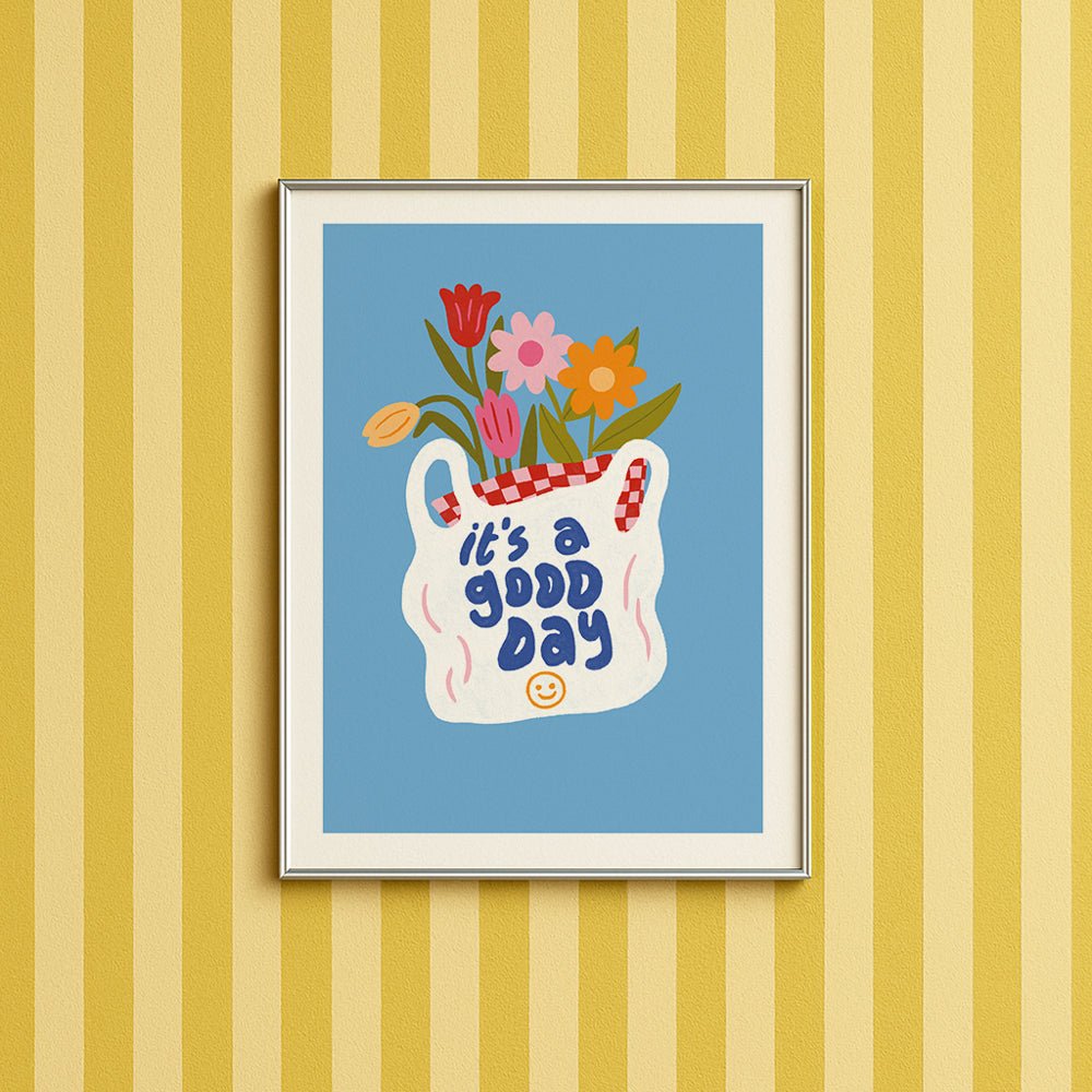 Affiche "It's a Good Day" - shop_name artisanat Fait_main Fabriqué_en_france Création_unique