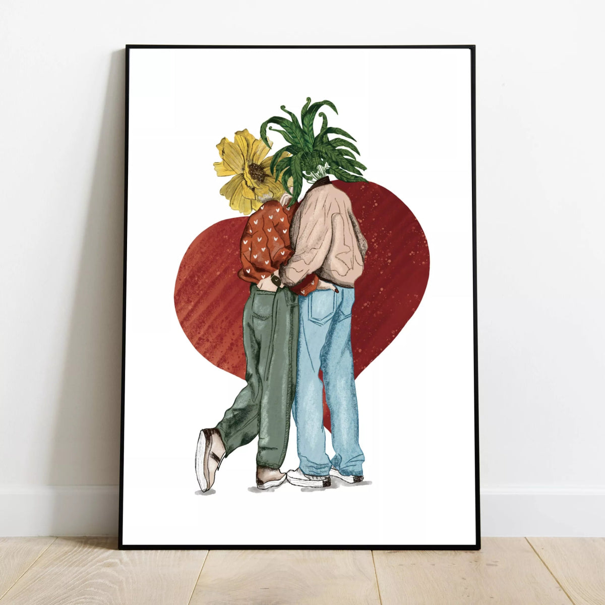 Affiche "L'amour OUF" - shop_name artisanat Fait_main Fabriqué_en_france Création_unique