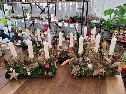 Atelier Centre de table de Noël - Dimanche 6 Décembre 10h-12h - #shop_name #artisanat #Fait_main #Fabriqué_en_france #Création_unique
