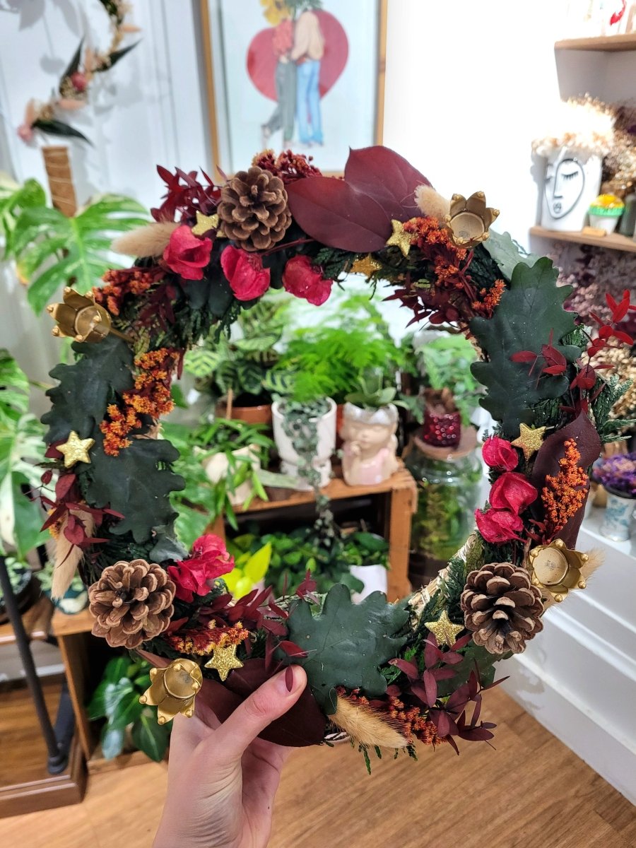 Atelier Couronne de l'Avent - Samedi 28 Novembre 10h-11h30 - #shop_name #artisanat #Fait_main #Fabriqué_en_france #Création_unique