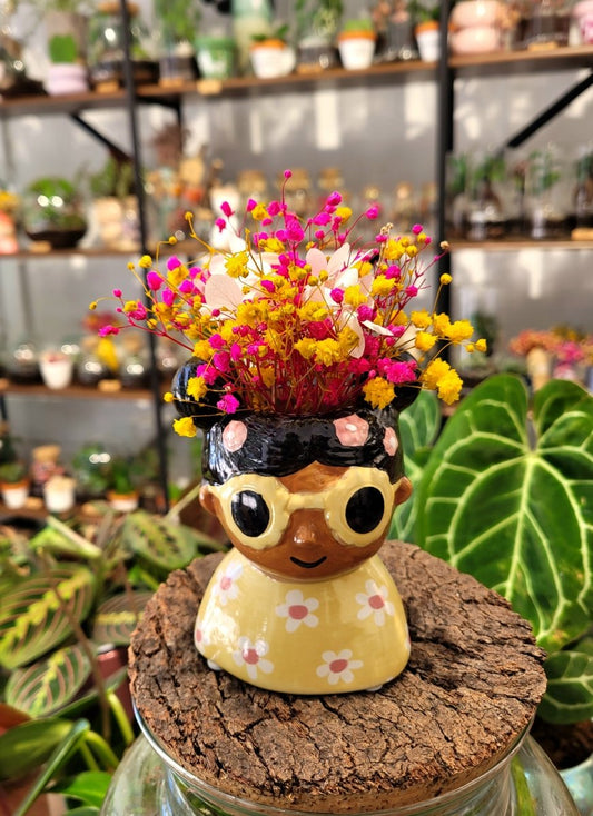 Girl Flower - Kelly - shop_name artisanat Fait_main Fabriqué_en_france Création_unique