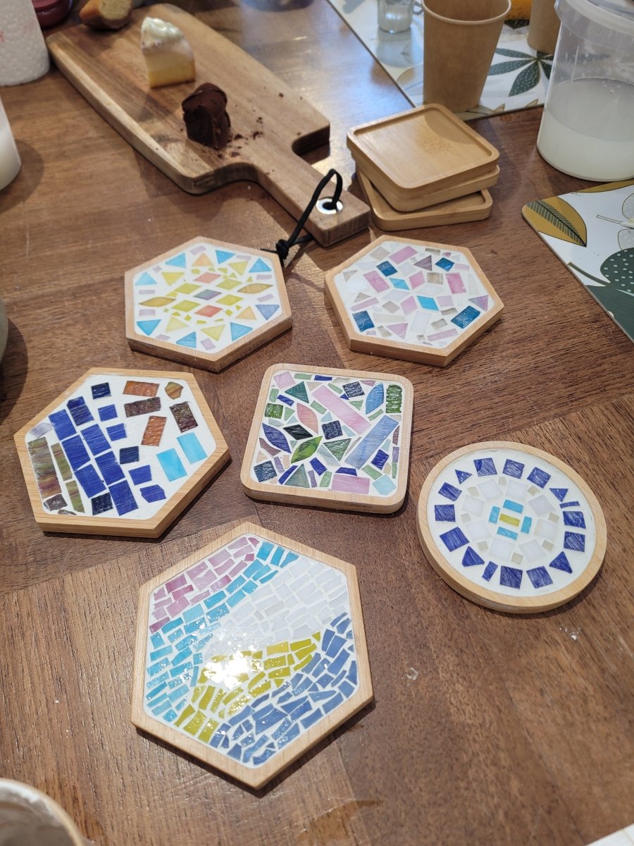 Goûter Mosaïque - Mercredi 19 Août 14h30-16h30 - shop_name artisanat Fait_main Fabriqué_en_france Création_unique