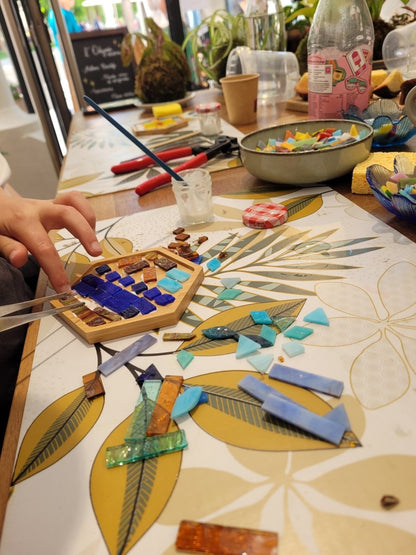 Goûter Mosaïque - Mercredi 19 Août 14h30-16h30 - shop_name artisanat Fait_main Fabriqué_en_france Création_unique