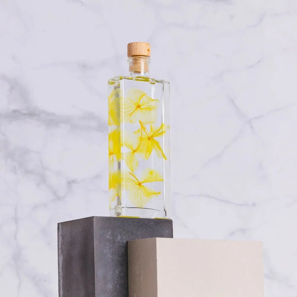 L'Herbarium de Théophile - Hortensia Jaune - shop_name artisanat Fait_main Fabriqué_en_france Création_unique