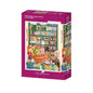 Mini Puzzle 96 Pièces - Coin de lecture douillet - #shop_name #artisanat #Fait_main #Fabriqué_en_france #Création_unique