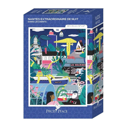 Mini Puzzle 96 Pièces - Nantes - shop_name artisanat Fait_main Fabriqué_en_france Création_unique