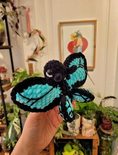 Papillon Monarque en crochet - Hell of Persephone - shop_name artisanat Fait_main Fabriqué_en_france Création_unique