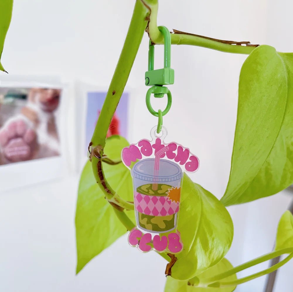 Porte-clef Matcha Club - shop_name artisanat Fait_main Fabriqué_en_france Création_unique