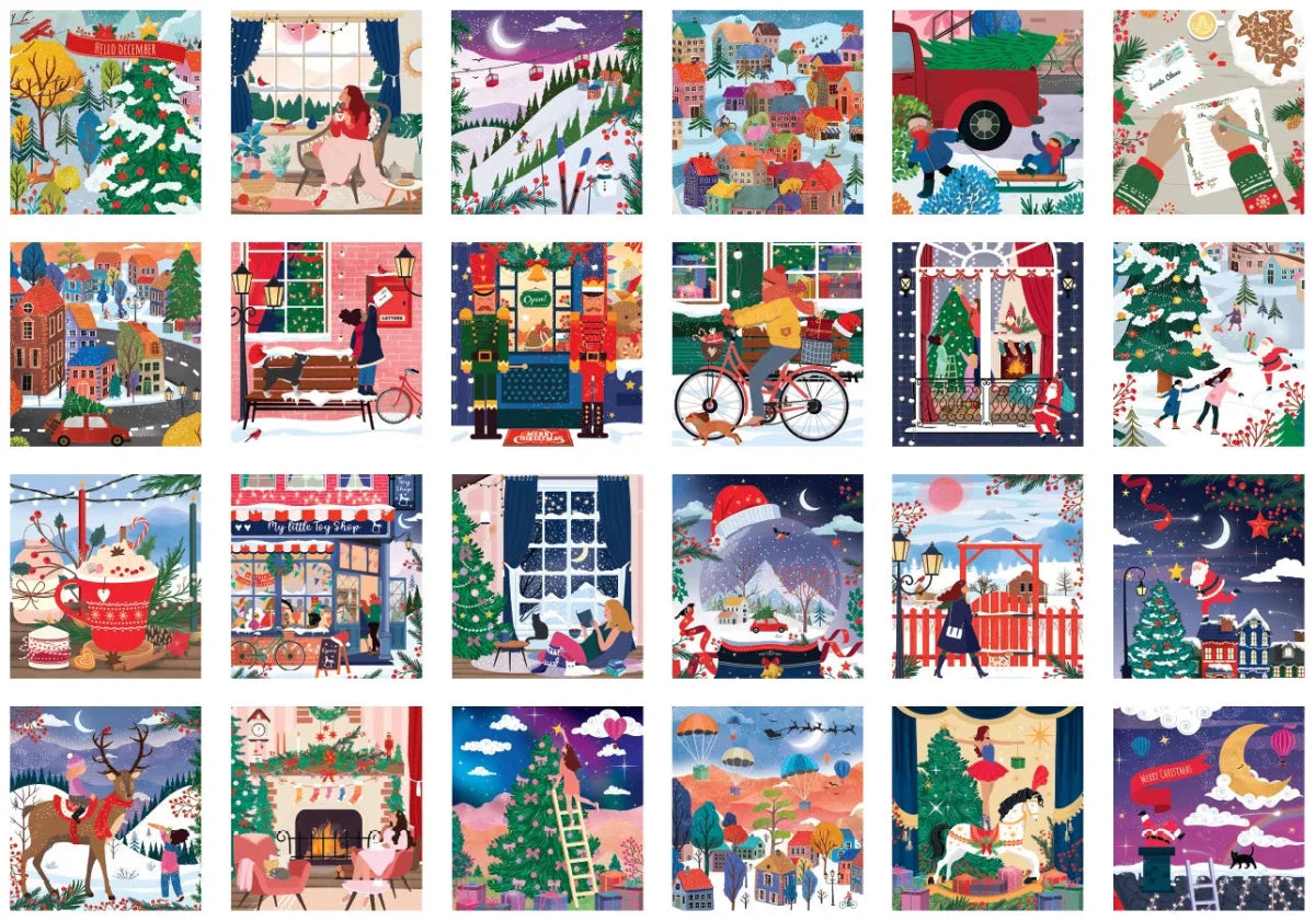 PRÉCOMMANDES Calendrier de L'Avent Puzzle - 24 mini puzzles🎄 - #shop_name #artisanat #Fait_main #Fabriqué_en_france #Création_unique