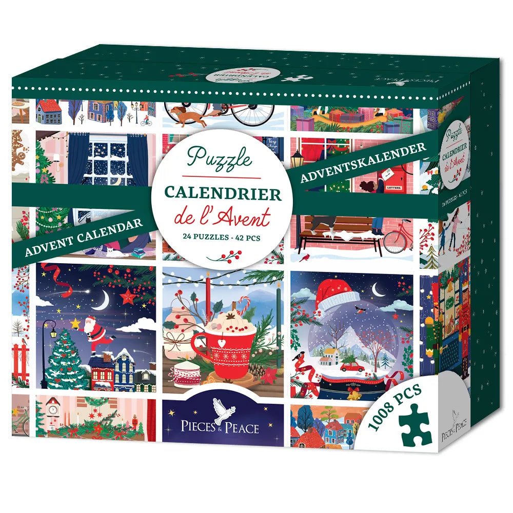PRÉCOMMANDES Calendrier de L'Avent Puzzle - 24 mini puzzles🎄 - #shop_name #artisanat #Fait_main #Fabriqué_en_france #Création_unique