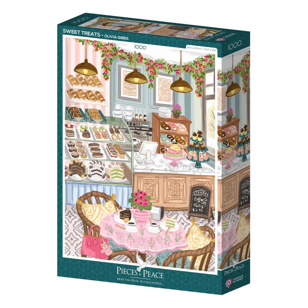 Puzzle 1000 Pièces - Gourmandises Sucrées - shop_name artisanat Fait_main Fabriqué_en_france Création_unique