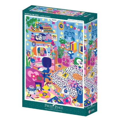 Puzzle 1000 Pièces - Nostalgie 90' - shop_name artisanat Fait_main Fabriqué_en_france Création_unique