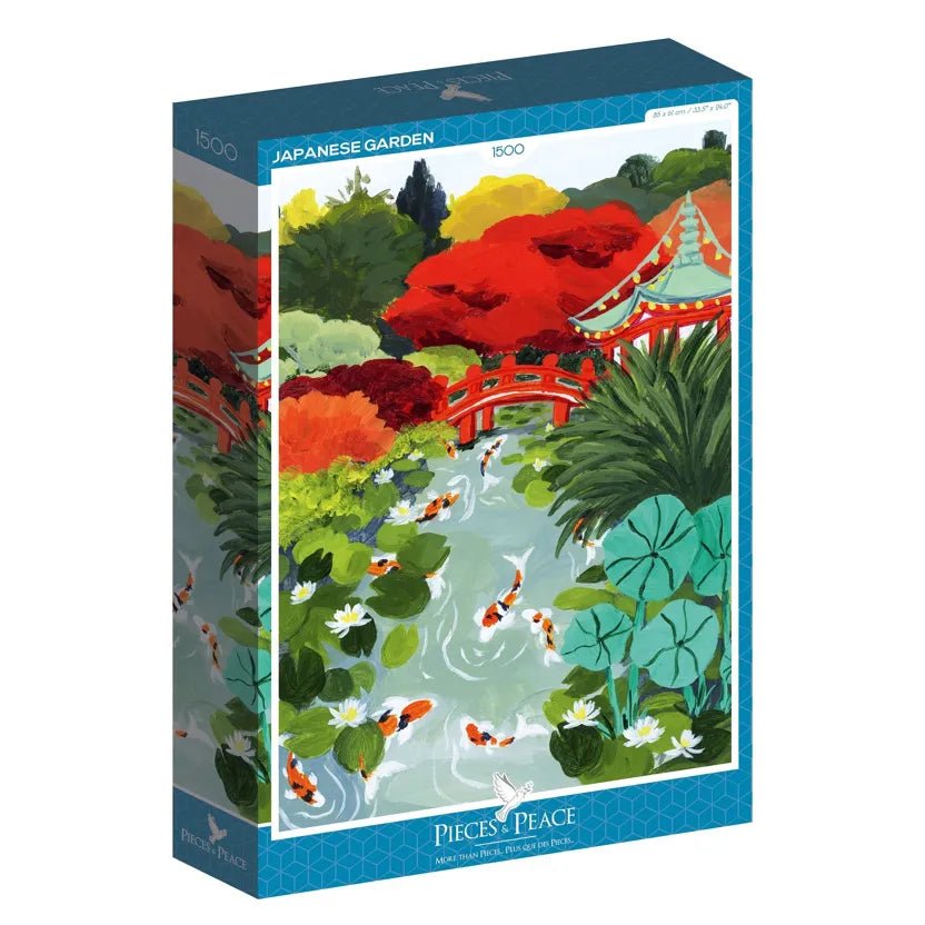 Puzzle 1500 Pièces - Jardin japonais - shop_name artisanat Fait_main Fabriqué_en_france Création_unique
