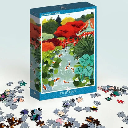Puzzle 1500 Pièces - Jardin japonais - shop_name artisanat Fait_main Fabriqué_en_france Création_unique