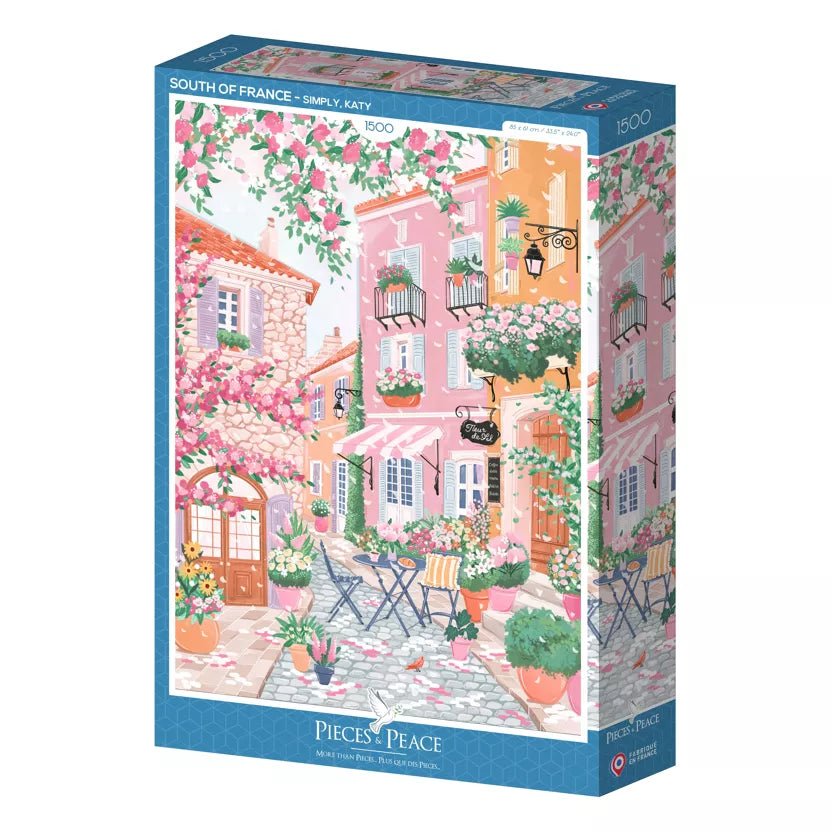 Puzzle 1500 Pièces - Sud de la France - shop_name artisanat Fait_main Fabriqué_en_france Création_unique