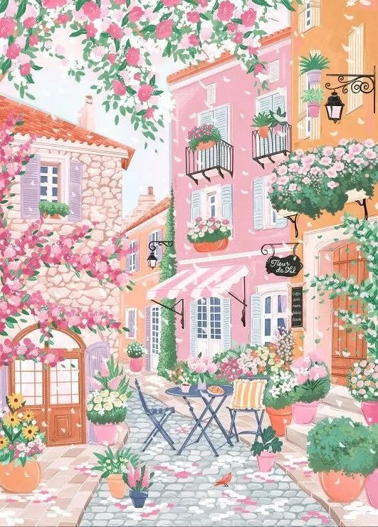 Puzzle 1500 Pièces - Sud de la France - shop_name artisanat Fait_main Fabriqué_en_france Création_unique