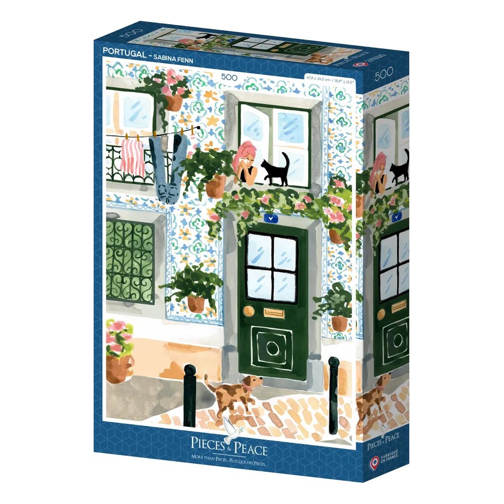 Puzzle 500 Pièces - Portugal - shop_name artisanat Fait_main Fabriqué_en_france Création_unique