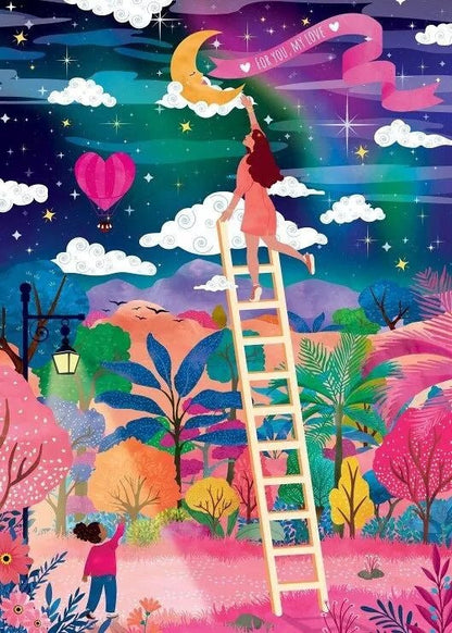 Puzzle 500 Pièces - Pour toi, mon Amour - shop_name artisanat Fait_main Fabriqué_en_france Création_unique