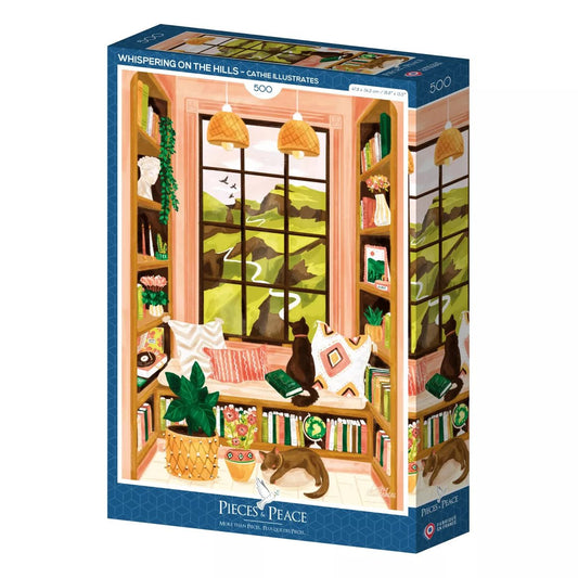 Puzzle 500 Pièces - Vue sur les Collines - shop_name artisanat Fait_main Fabriqué_en_france Création_unique