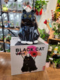 Vase Chat Noir - #shop_name #artisanat #Fait_main #Fabriqué_en_france #Création_unique
