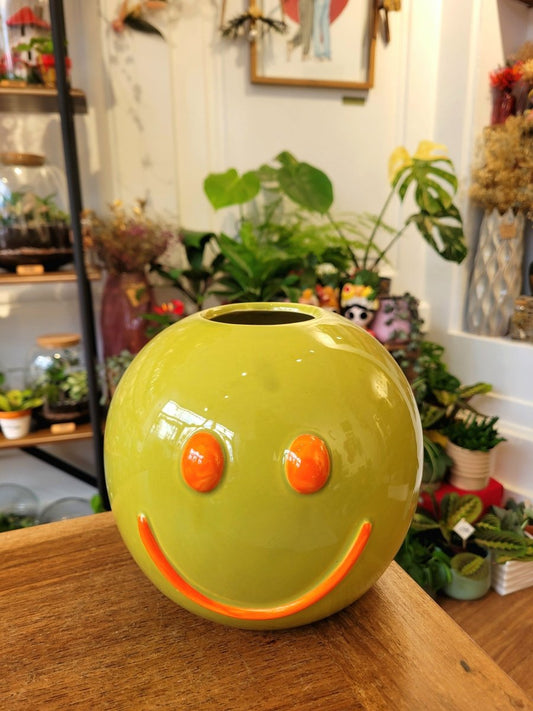 Vase Smiley - shop_name artisanat Fait_main Fabriqué_en_france Création_unique